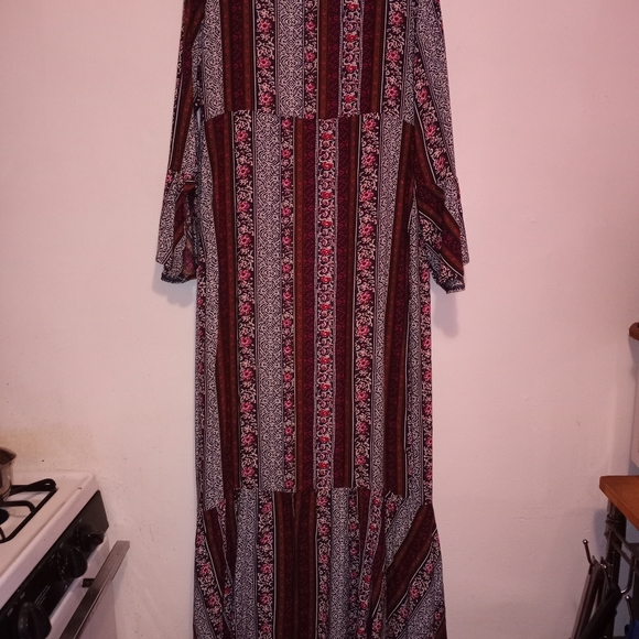 Dress Bohemian Chic Wrap Maxi Sheet One Size - Picture 6 of 8